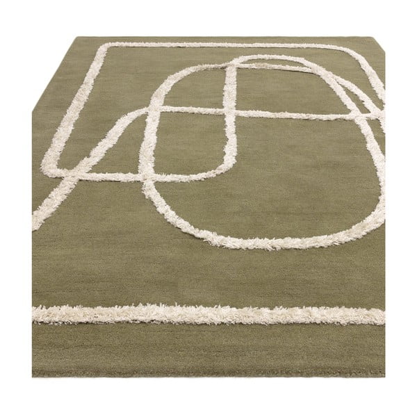 Roheline käsitsi kootud villane vaip 160x230 cm Matrix - Asiatic Carpets-image-2