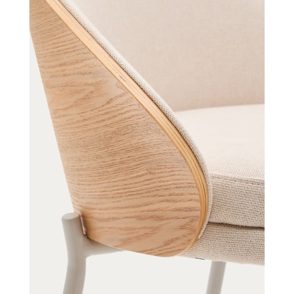 Beež baaritool (istme kõrgus 65 cm) Eamy - Kave Home-image-4
