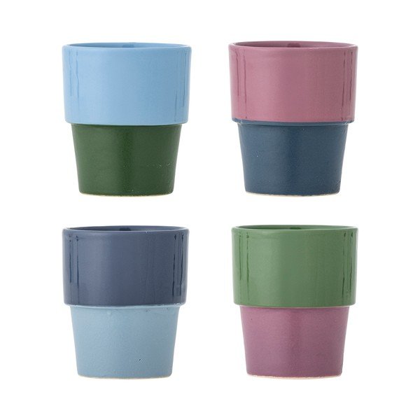 4 keraamilist cappuccino tassi komplektis (150 ml) Ewan - Bloomingville