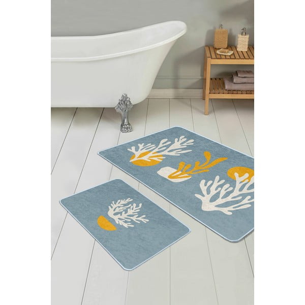 Sinised vannitoamatid 2tk komplektis 60x100 cm – Mila Home-image-2