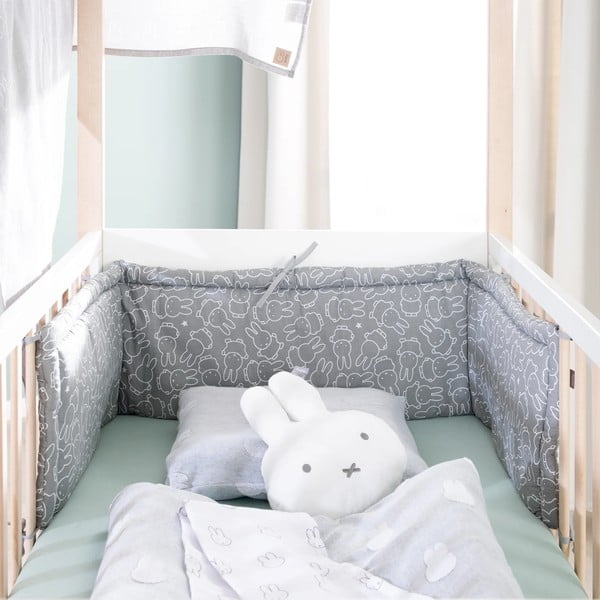Võrevoodi pehmendus 170 cm Miffy - Roba-image-4