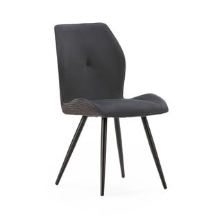Mustad velvetist söögitoolid 2tk komplektis Adaya - Marckeric