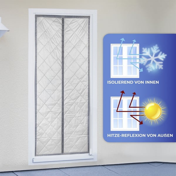 Ukse termokardin hall-hõbedane 80x200 cm - Maximex-image-4