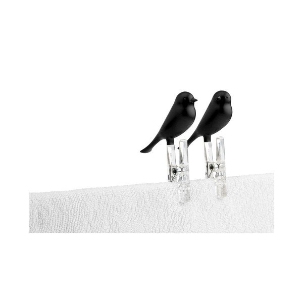 Dva černé kolíčky Qualy Peg Sparrow