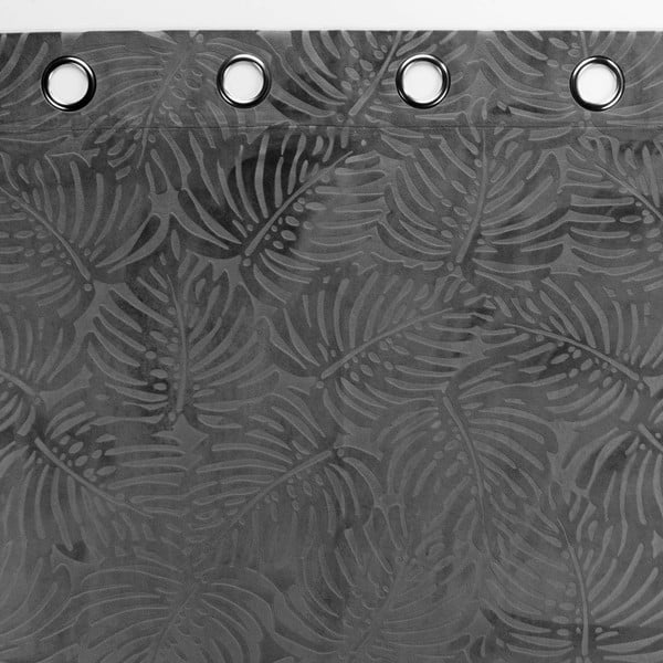 Antratsiitne sametist kardin 140x240 cm Analia - douceur d'intérieur-image-2