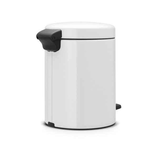 Bílý pedálový odpadkový koš Brabantia Newicon, 5 l-image-2