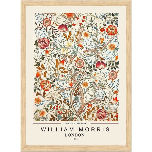 Plakat raamides 55x75 cm William Morris - Wallity