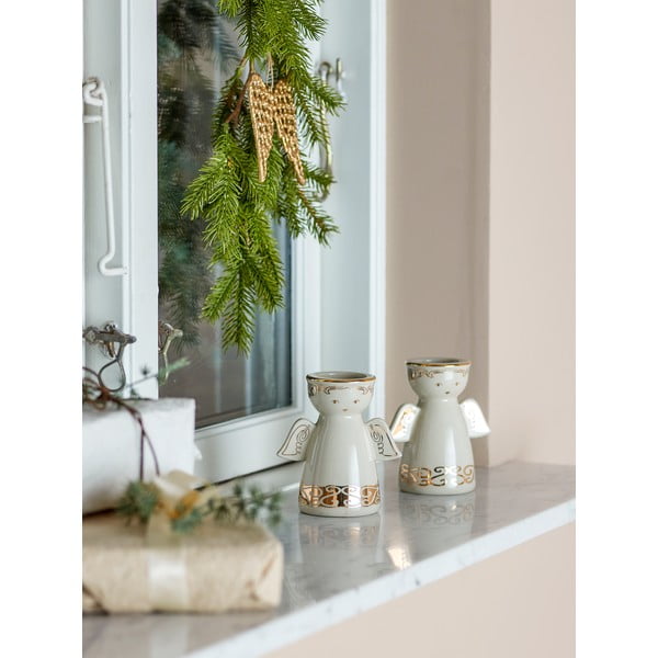 Keraamilised küünlajalad teeküünalde jaoks, 2 tk komplektis Faella - Bloomingville-image-3