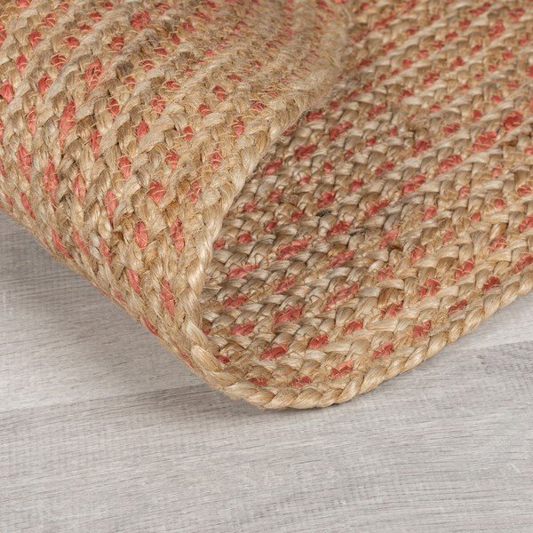 Džuudist ümmargune vaip lõhevärvi aktsentidega 133x133 cm Capri - Flair Rugs-image-3