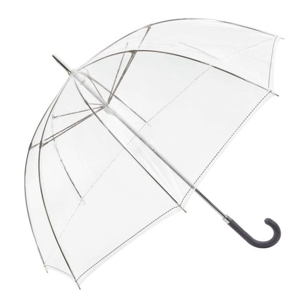 Transparentní deštník s šedými detaily Stitch