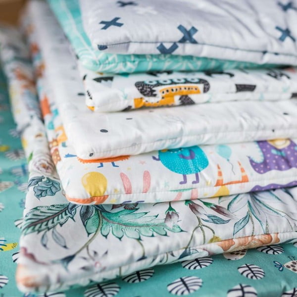 Puuvillane lastevoodipesu üheinimesevoodile 140x200 cm Sweet Dreams - Yellow Tipi-image-1