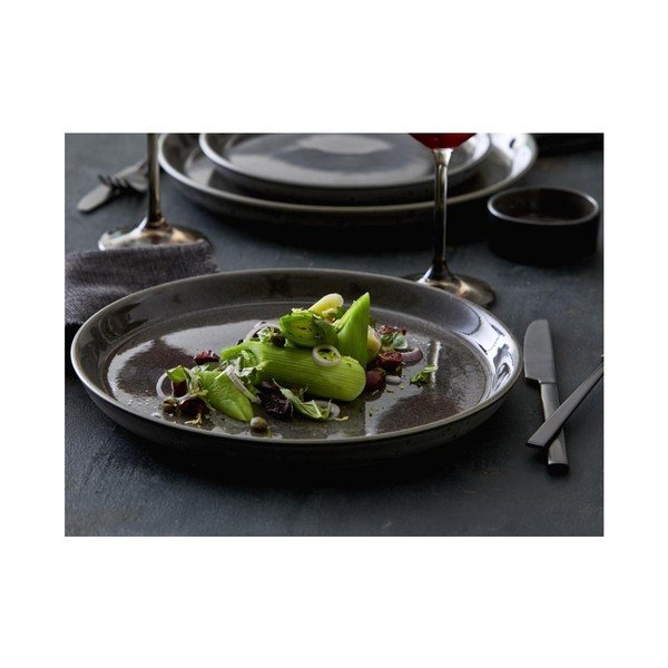 Tumehall kivikeraamikast madal taldrik ø 21 cm Mensa - Bitz-image-2