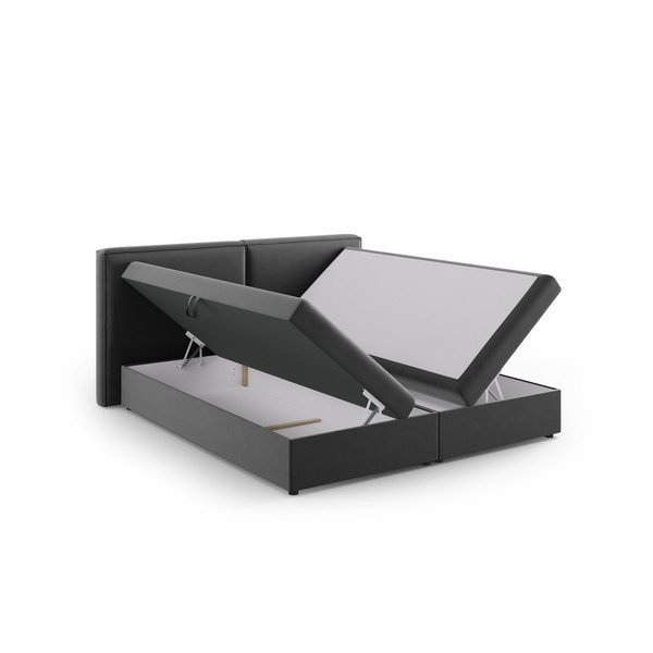 Tumehall vedruvoodi koos panipaigaga 180x200 cm Arendal - Cosmopolitan Design-image-3