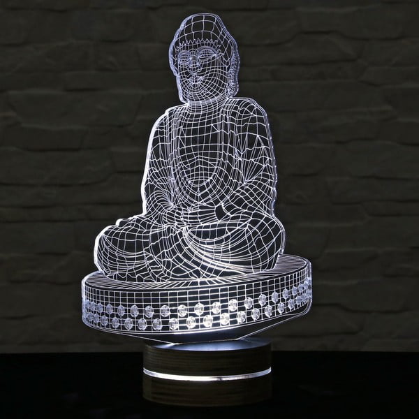 3D stolní lampa Budha-image-2
