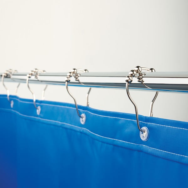 Dušikardina konksud 12tk komplektis, läikiv hõbedane, 3,5 cm Anello - Spirella-image-4