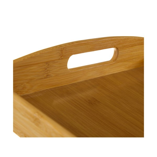 Bambusest puidust kandik , 58 x 38 cm - Casa Selección-image-2