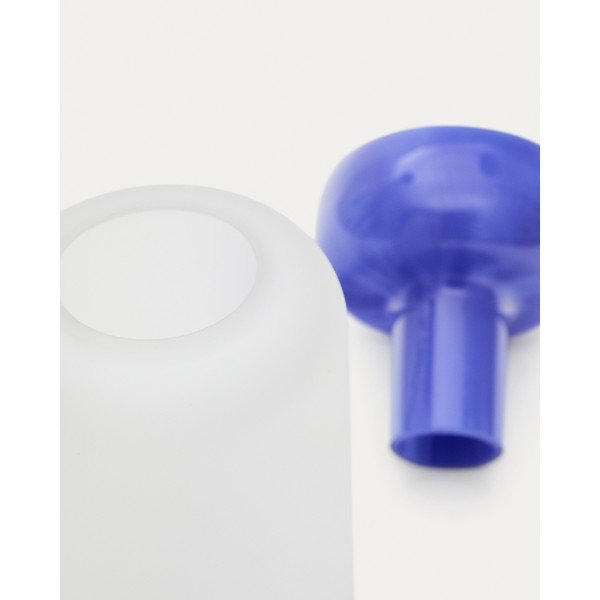 Sinine klaasist vaas (kõrgus 30,5 cm) Kelse - Kave Home-image-2