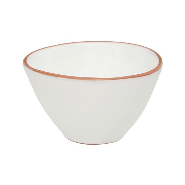 Bílá miska na cereálie z glazované terakoty Premier Housewares Calisto, ⌀ 16 cm