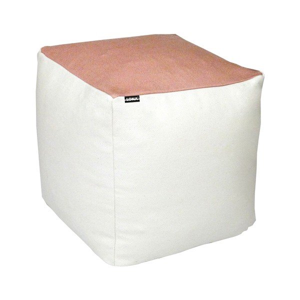 Sedací puf Lona, přírodní/béžový