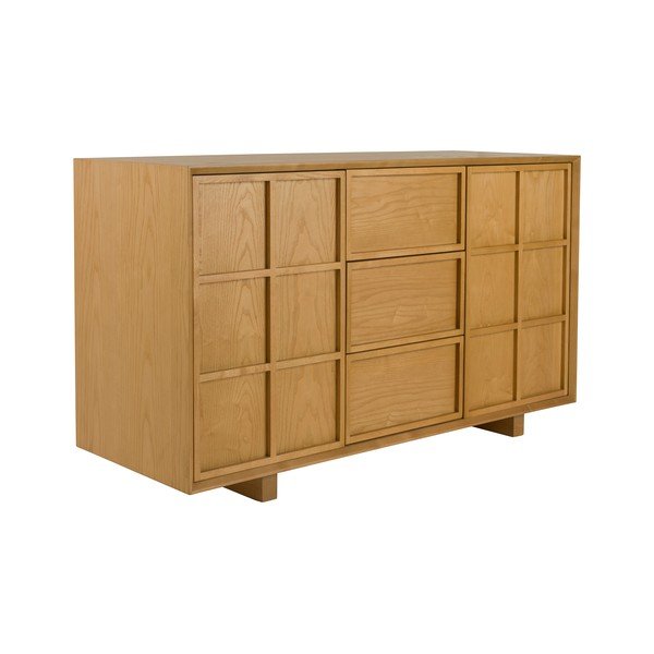 Saarepuidust kummut 120x70x45 cm Raster - Zuiver-image-2