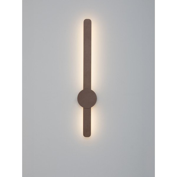 Pruun alumiiniumist LED-seinavalgusti Norei - Nova Luce-image-4