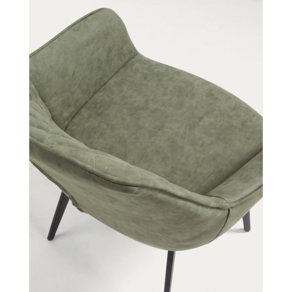 Khakivärvi kunstnahast söögitoolid 2tk komplektis Amira - Kave Home-image-1