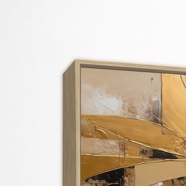 Maal 150x60 cm Gold Abstraction-image-3