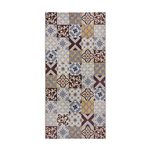 Pruun kordidorivaip 75x150 cm Cappuccino Mosaik - Hanse Home