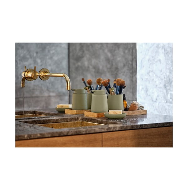 Roheline keraamiline tass hambaharjade jaoks Nova One - Zone-image-1