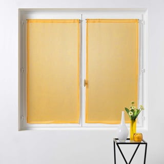 Kollased voile kardinad 2 tk komplektis 60x120 cm Sandra - douceur d'intérieur