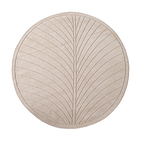 Beež ümmargune sise- ja õuevaip ø 80 cm Nova 1204 - Ayyildiz Carpets