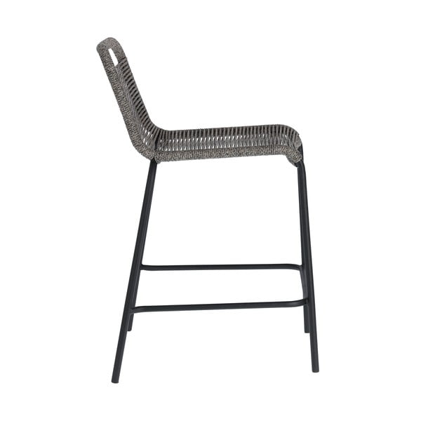 Hall teraskonstruktsiooniga baaritooli , kõrgus 62 cm Glenville - Kave Home-image-2