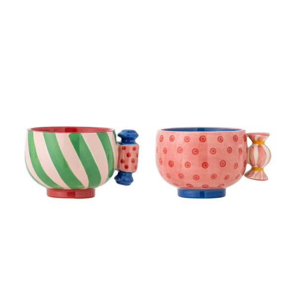 Jõuluteemalised espressotassid keraamikast, 2 tk komplektis 250 ml Caramella - Bloomingville