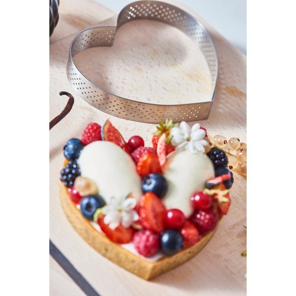 Roostevabast terasest küpsetusplaat, ø 18 cm Heart Ring - de Buyer-image-2