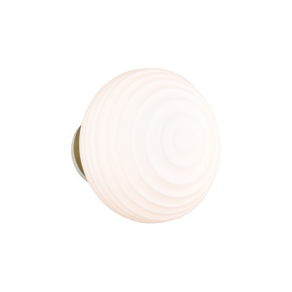 Valge metallist LED-seinavalgusti USB-ga ø 15,5 cm Earl - Reality-image-3