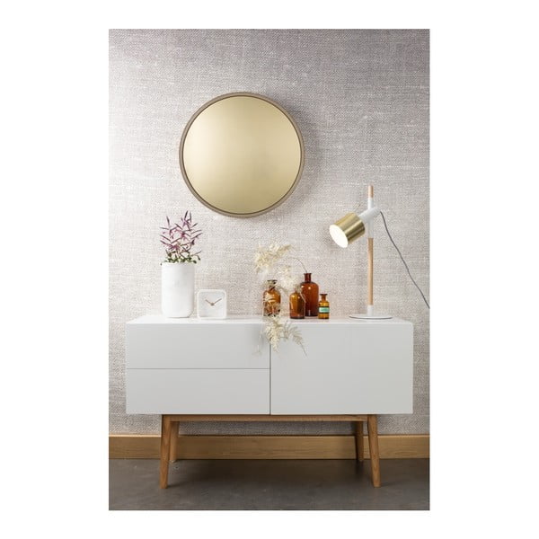 Kuldse terasest seinapeegel, ø 60 cm Bandit - Zuiver-image-2