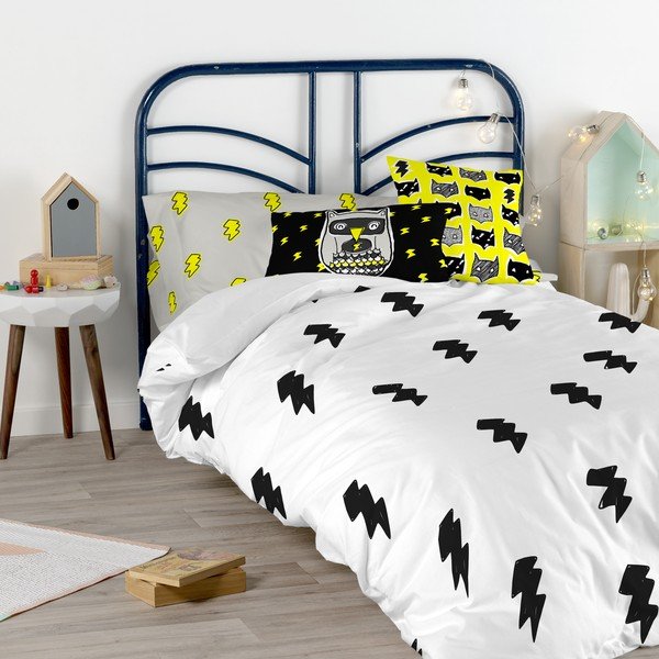 Set povlaku na přikrývku a polštář Baleno Thunder, 140 x 200 cm-image-2