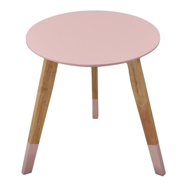 Růžový stolek Incidence Colorama