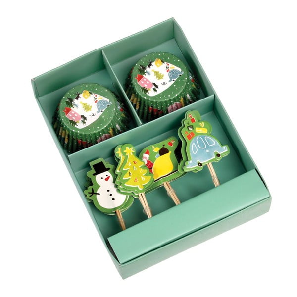 Set na pečení muffinů s vánočním motivem Rex London Wonderland-image-1