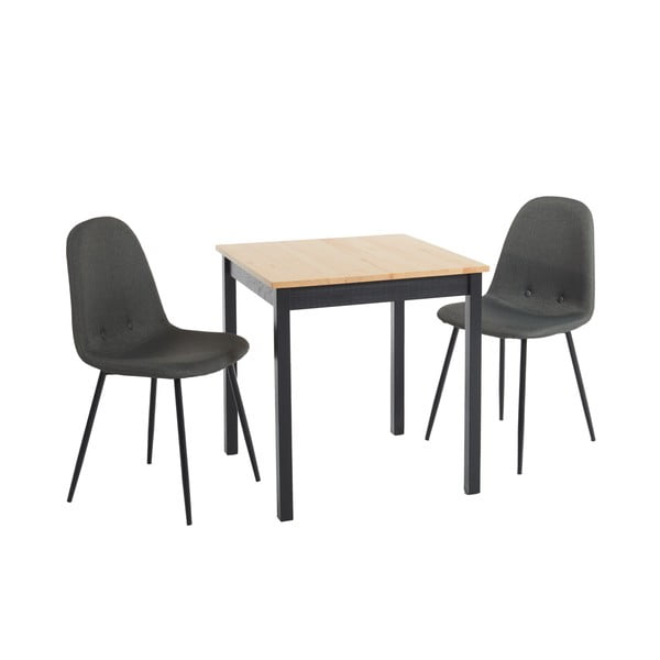 Söögikomplekt Set jídelního stolu a dvou židlí Bonami Essentials - Bonami Essentials