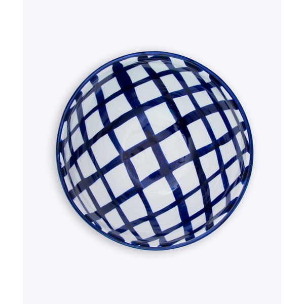 Sinine ja valge keraamiline kauss Lines, ø 23 cm - Tierra Bella-image-2