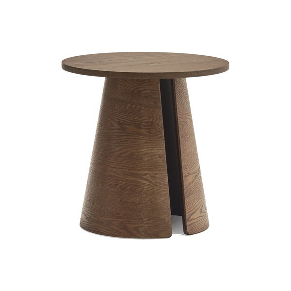 Ümmargune abilaud saarepuust dekoratsiooniga, ø 50 cm Cep - Teulat-image-1