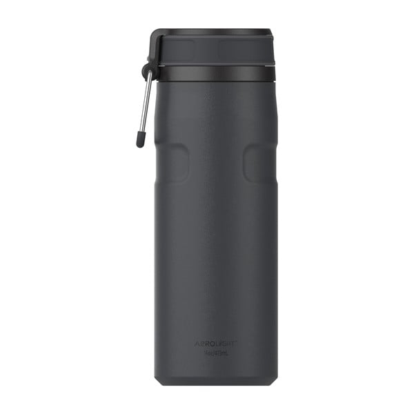 Must termos 470 ml The IceFlow™ Bottle Twist Flip Black - Stanley-image-2