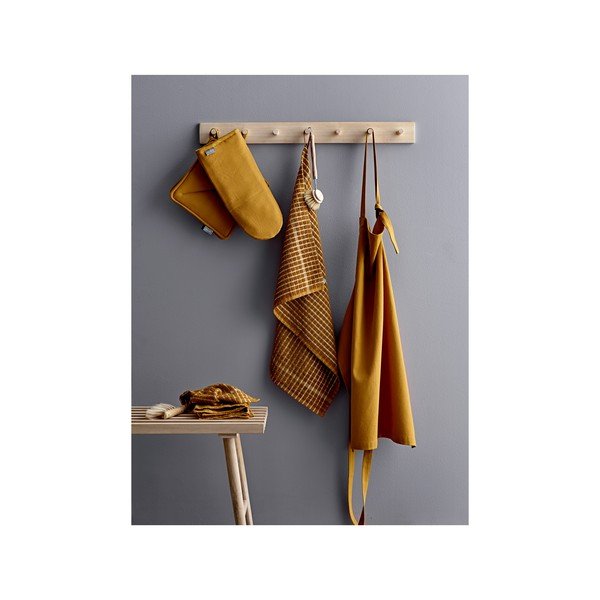 Komplekt 2 kollast puuvillast potikangast Soft - Södahl-image-2