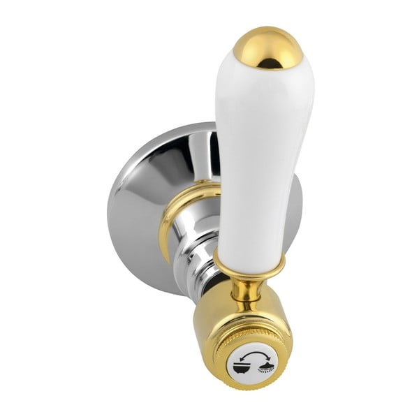 Hõbe-kuldne dušisegisti (2 väljundit) Antea - Sapho-image-1