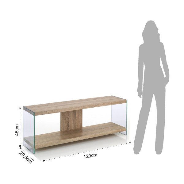 Klaasist telerilaud 120x45x29,5 cm Nancy - Tomasucci-image-4