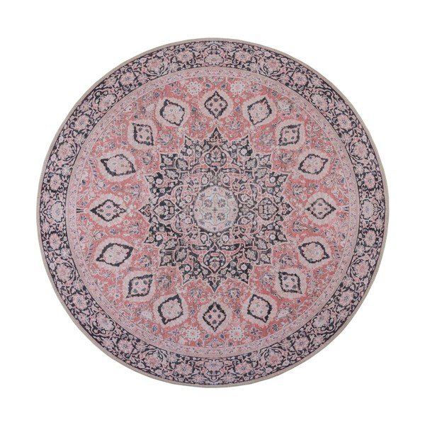 Roosa pestav ümmargune vaip ø 180 cm FOLD Somerton - Flair Rugs-image-2