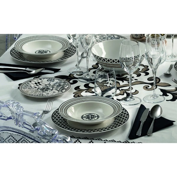 18-osaline portselanist taldrikute komplekt Alhambra - Brandani-image-1