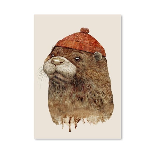 Plakát River Otter, 30x42 cm