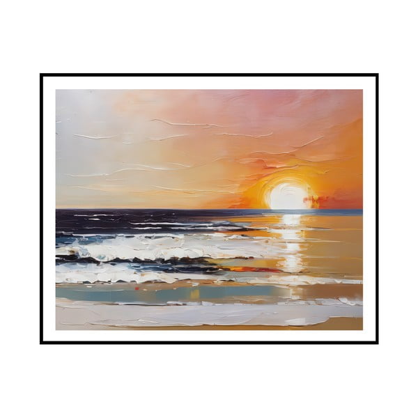 Maal 40x50 cm Sunset on the Beach